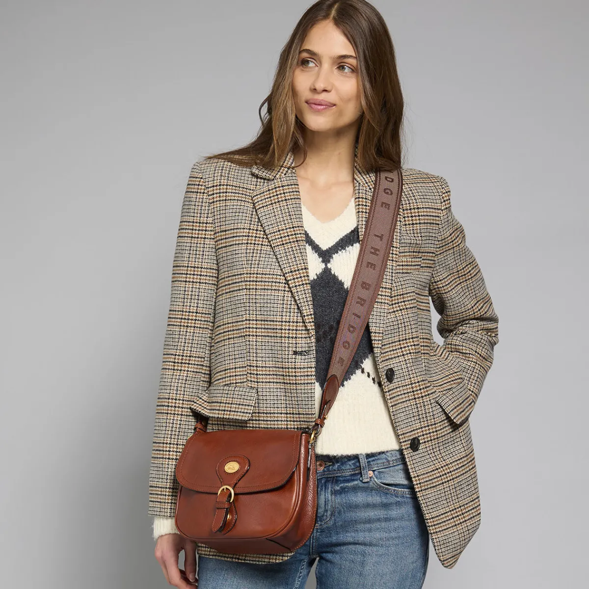 Borsa tracolla in pelle donna-The Bridge Hot