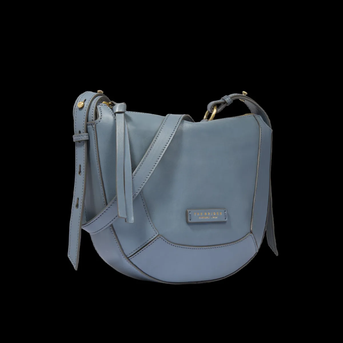 Borsa tracolla in pelle taglia piccola-The Bridge Outlet