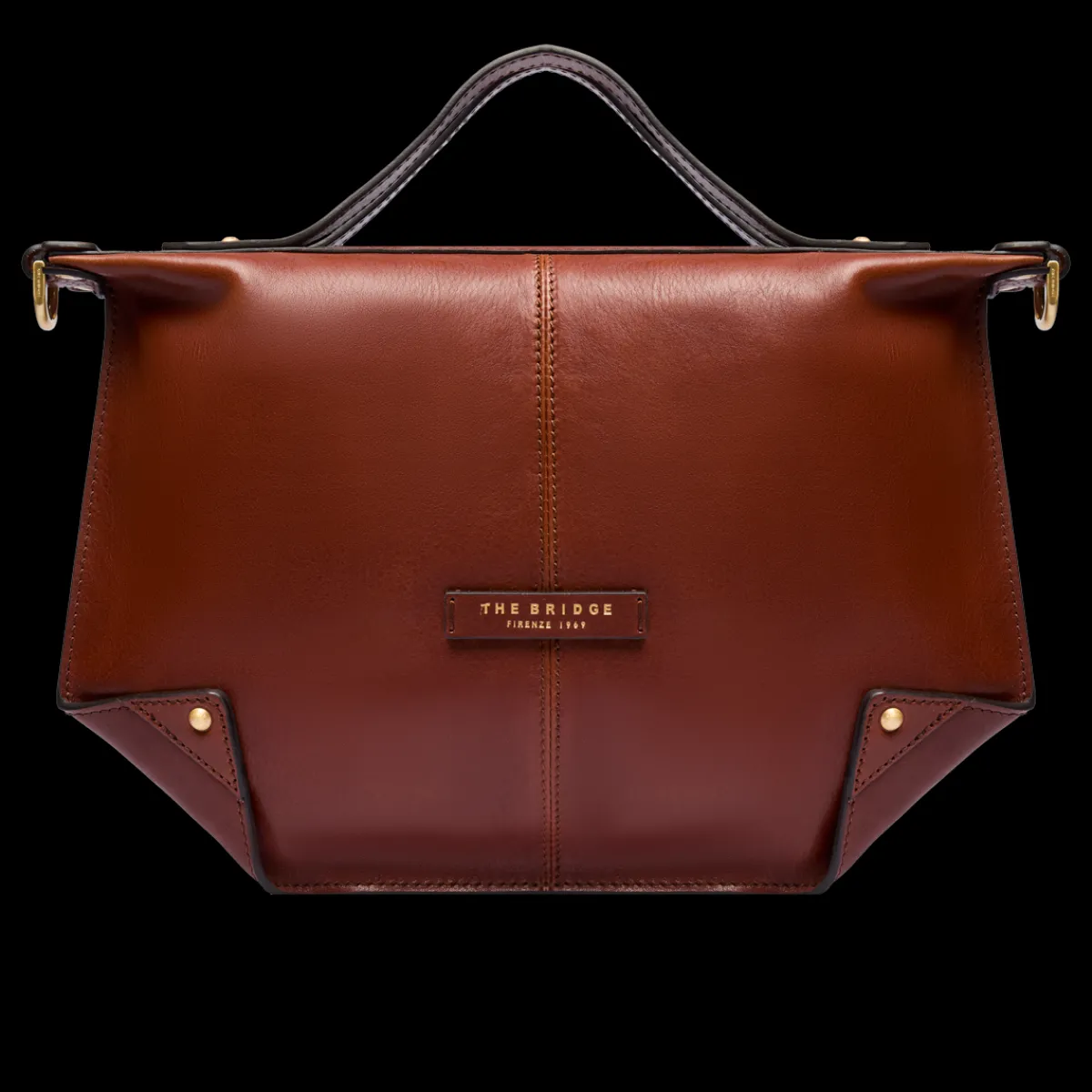 Borsa tracolla pelle chiusa con zip taglia m-The Bridge