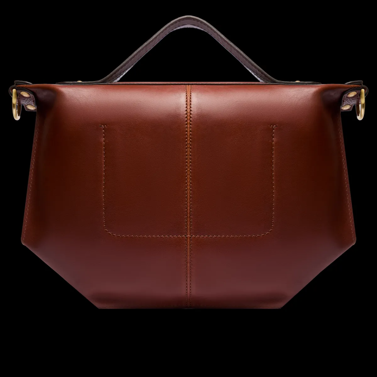 Borsa tracolla pelle chiusa con zip taglia m-The Bridge