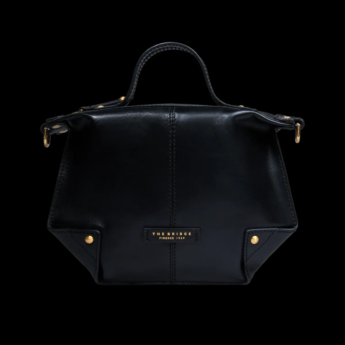 Borsa tracolla pelle chiusa con zip taglia s-The Bridge Online
