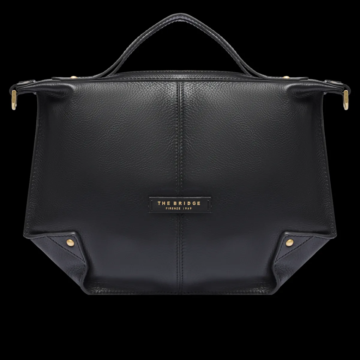 Borsa tracolla pelle chiusa con zip taglia m-The Bridge New