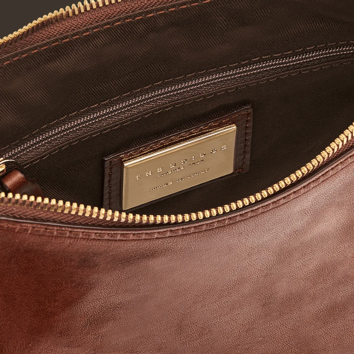 Borsa tracolla pelle chiusa con zip-The Bridge Online