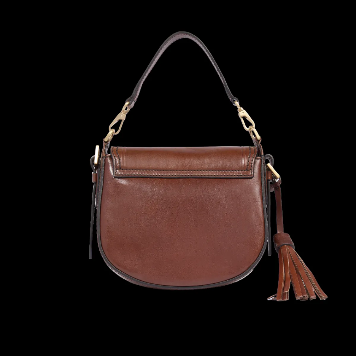 Borsa tracolla pelle con catena-The Bridge Outlet