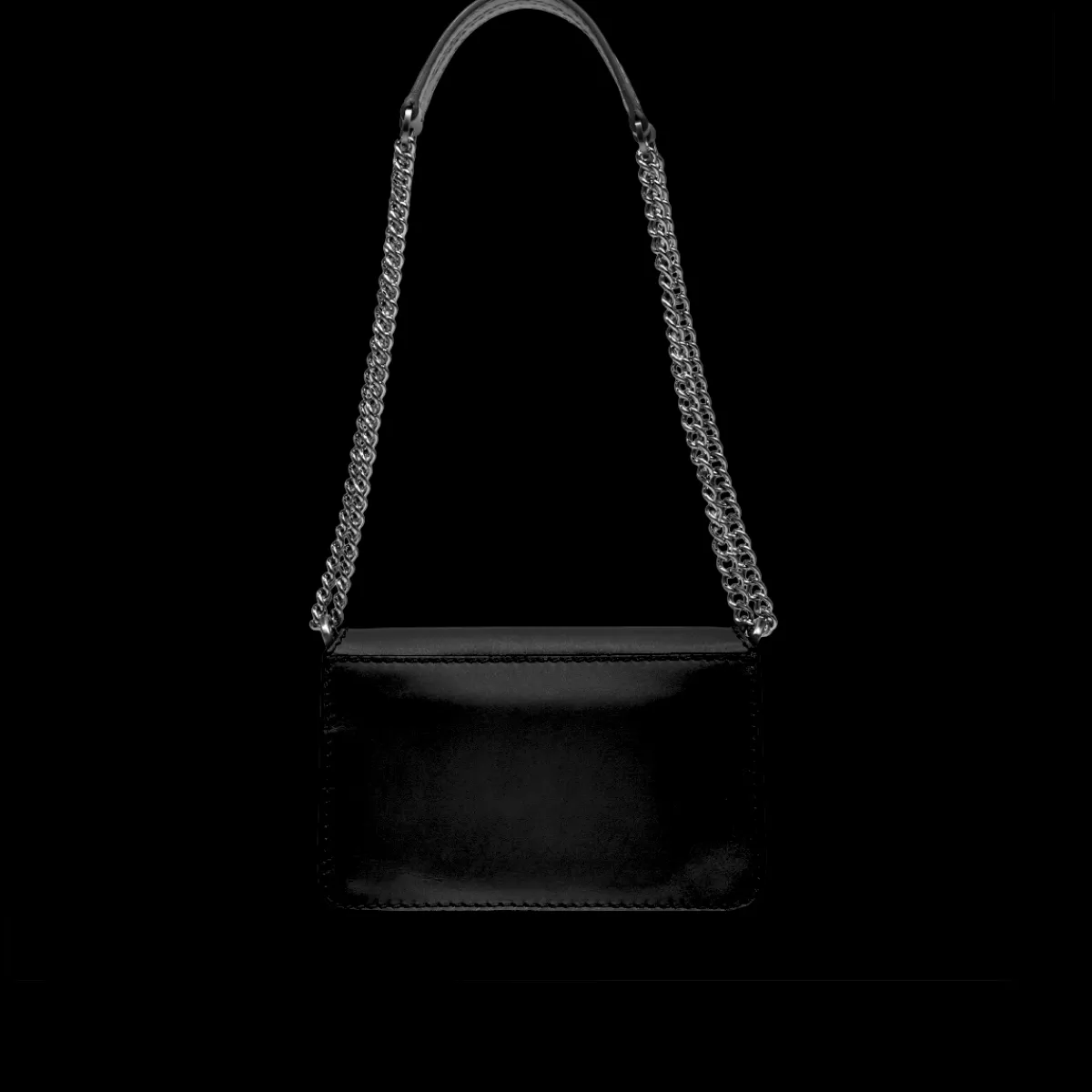 Borsa tracolla pelle con catena-The Bridge Best