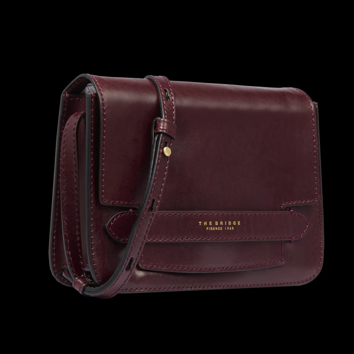 Borsa tracolla pelle grande-The Bridge Outlet