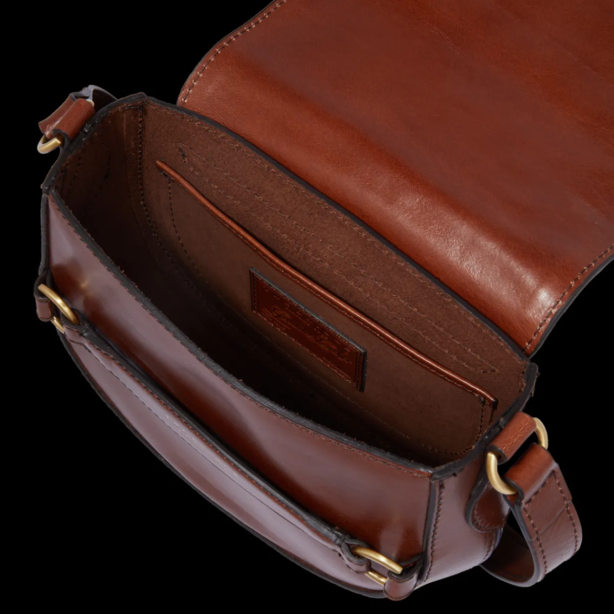 Borsa tracolla pelle medium size-The Bridge