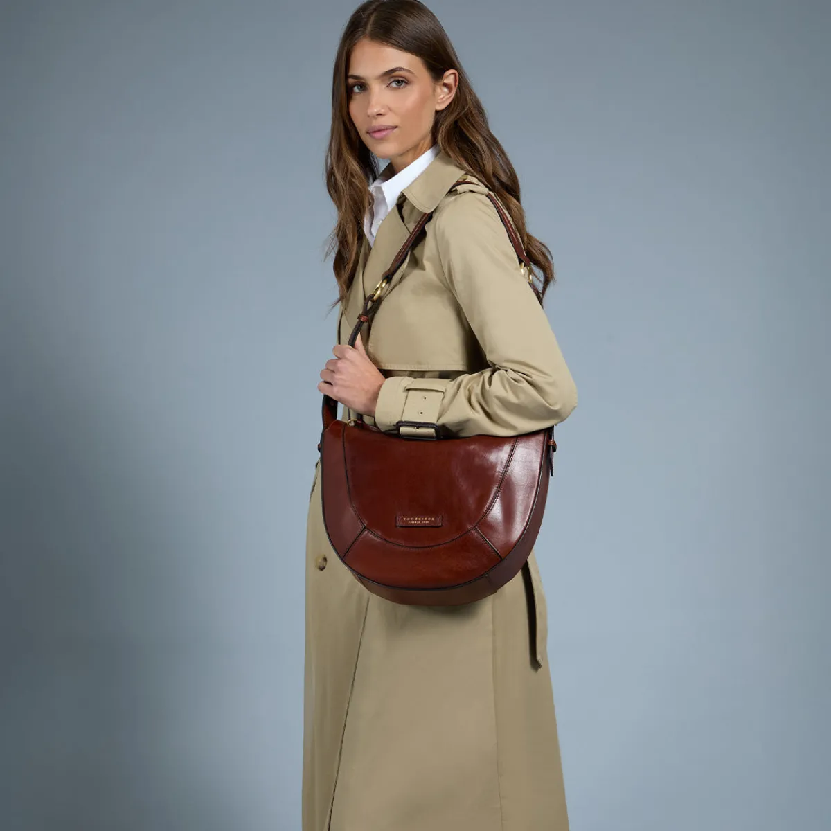 Borsa tracolla pelle taglia grande-The Bridge Hot