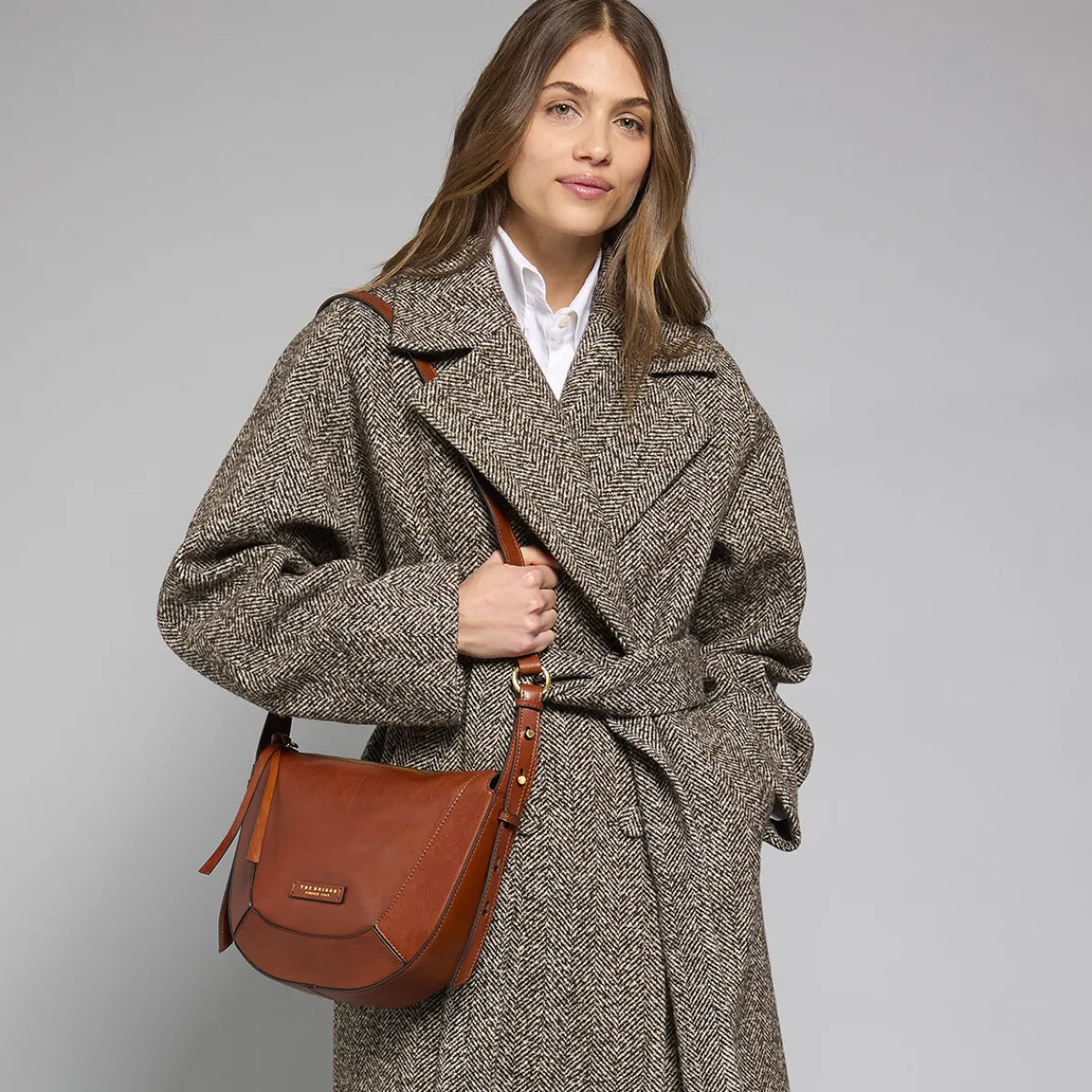 Borsa tracolla pelle taglia grande-The Bridge Discount