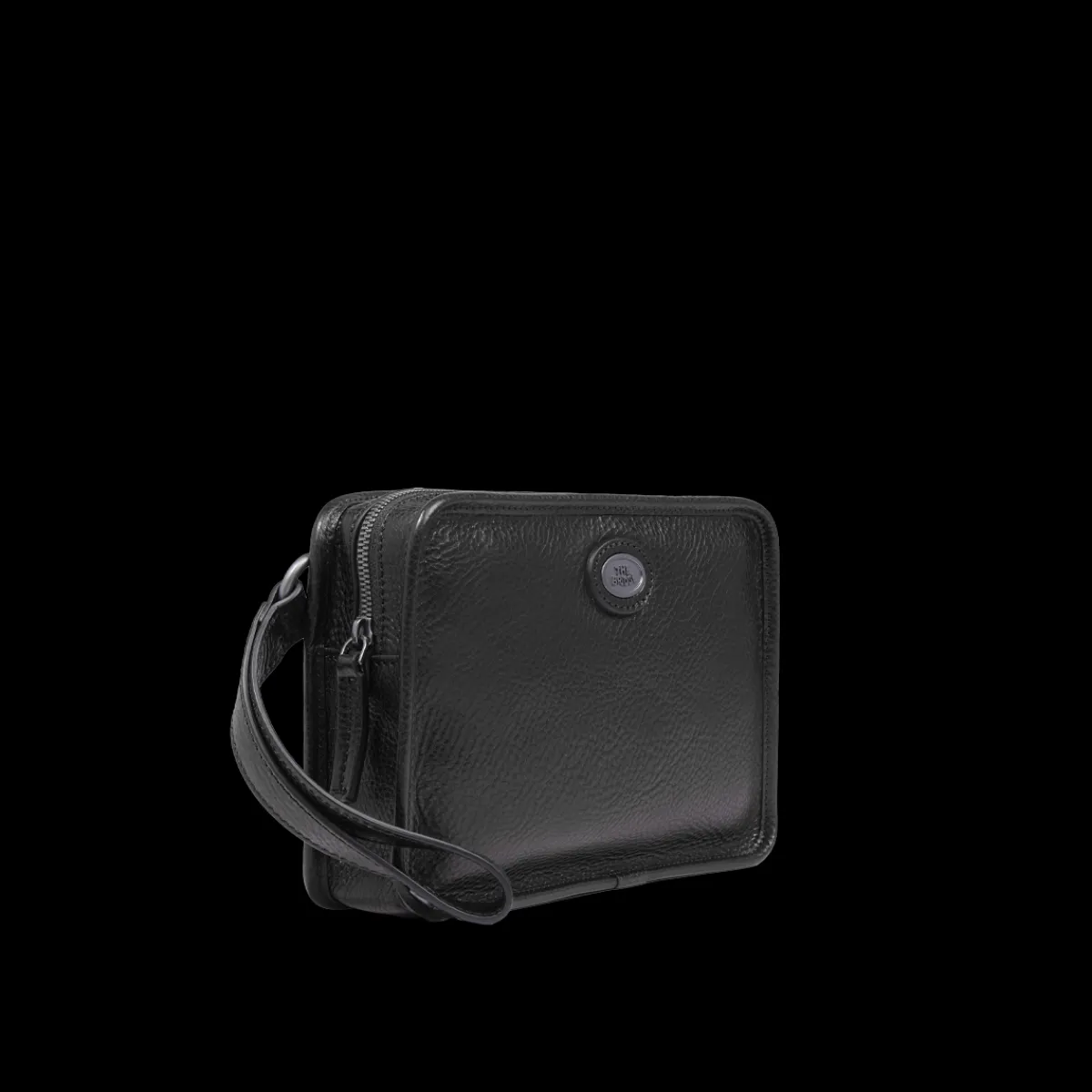 Borsello uomo in pelle con zip-The Bridge Online