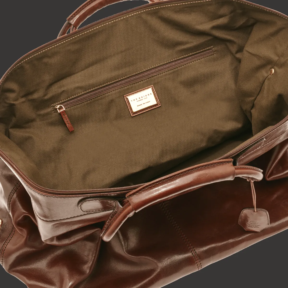 Borsone in pelle da viaggio-The Bridge Discount