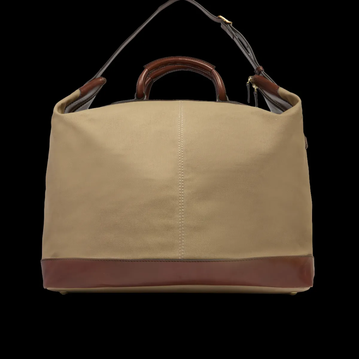 Borsone in pelle e tessuto big size-The Bridge Discount