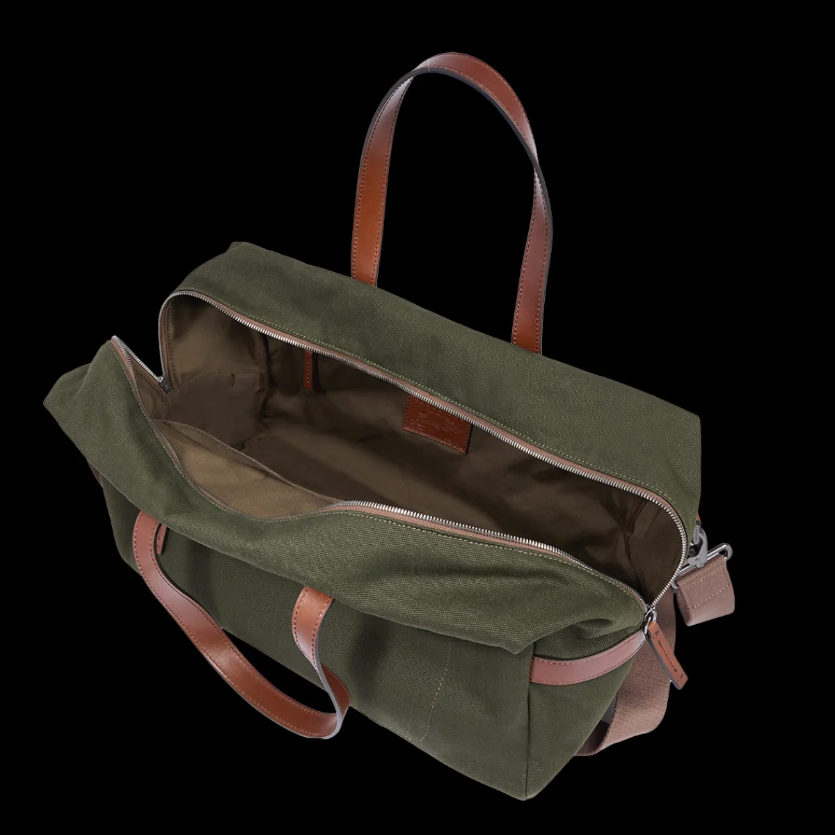 Borsone in pelle e tessuto small size-The Bridge Sale