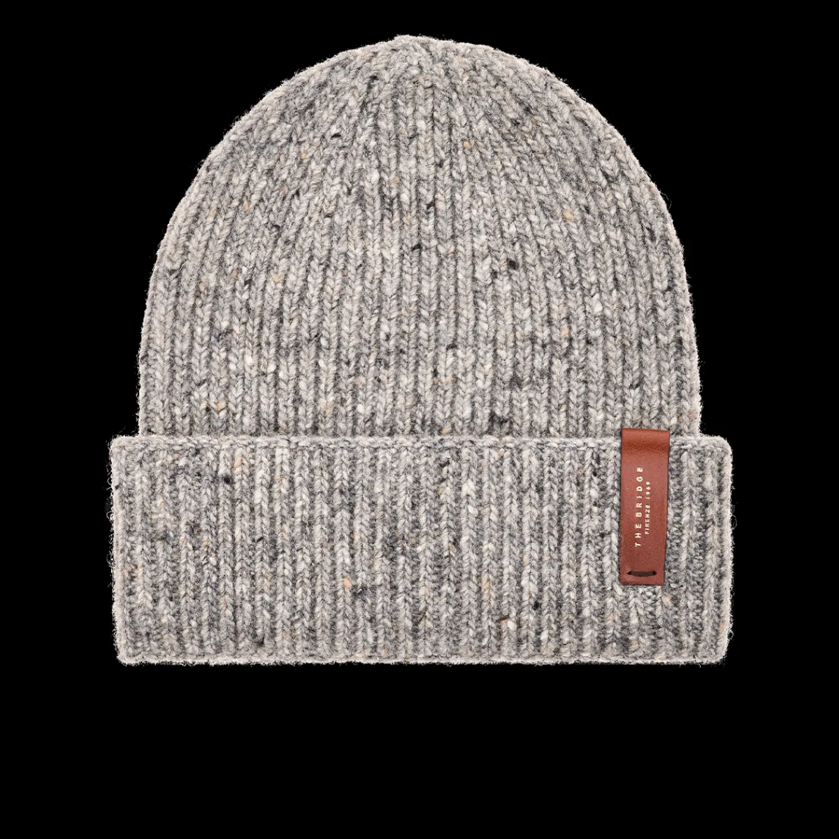 Cappello in lana con etichetta in pelle-The Bridge Clearance