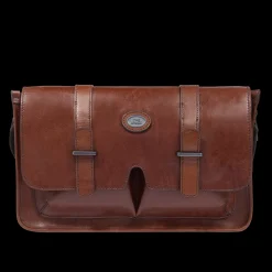 Cartella in pelle con tracolla-The Bridge Discount