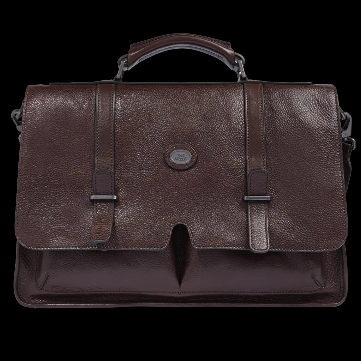 Cartella in pelle grande con tracolla-The Bridge Hot