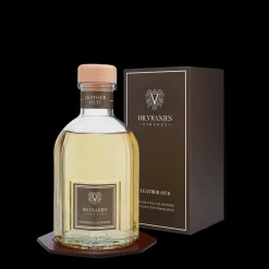 Limited Edition fragranza ambiente Leather Oud (500 ml) con disco in pelle-The Bridge Online