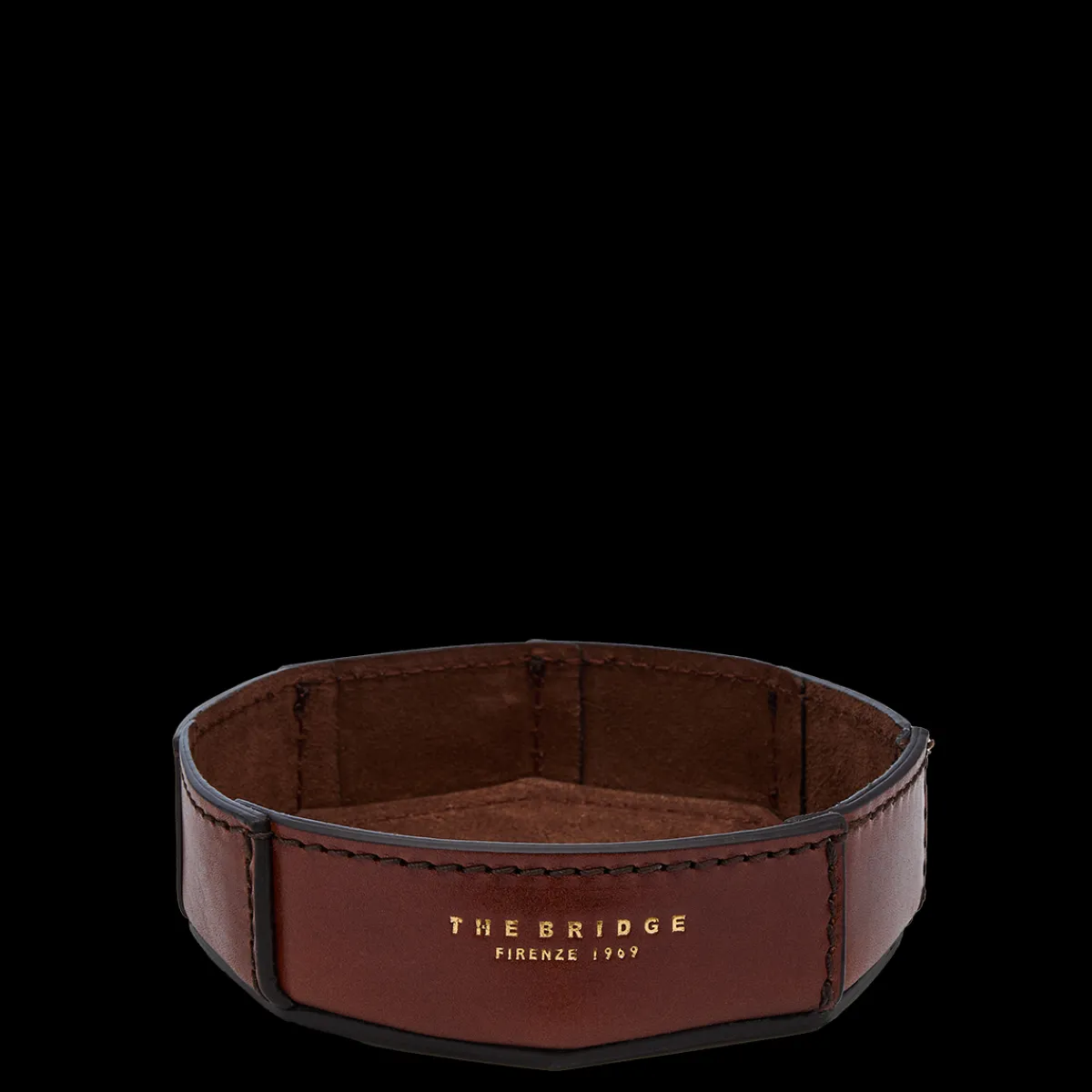 Limited Edition fragranza ambiente Leather Oud (1250 ml) con sottobottiglia in pelle-The Bridge