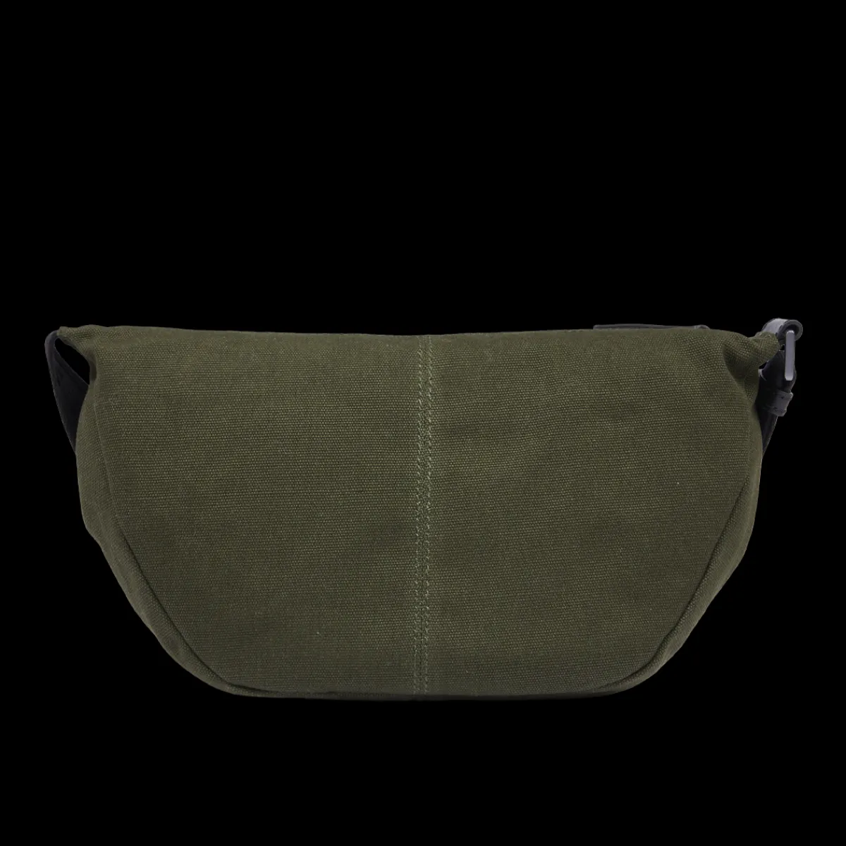 Marsupio uomo in pelle e tessuto con zip frontale-The Bridge Hot