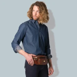 Marsupio uomo pelle-The Bridge Outlet