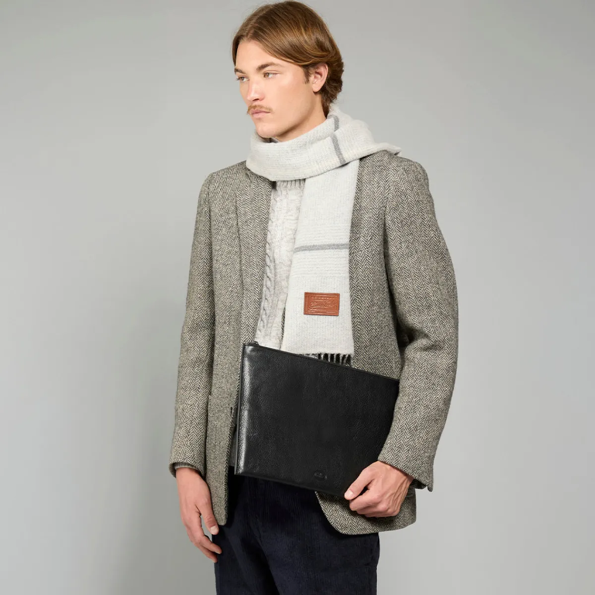 Pochette uomo in pelle-The Bridge Best