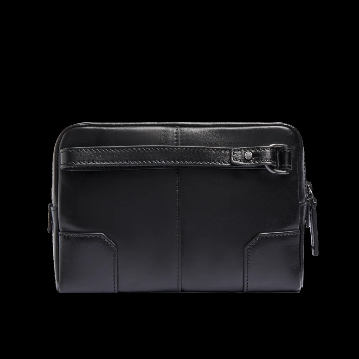 Pochette uomo in pelle con zip-The Bridge Online