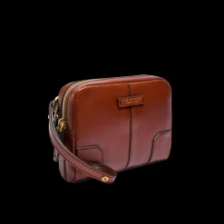 Pochette uomo in pelle con zip-The Bridge