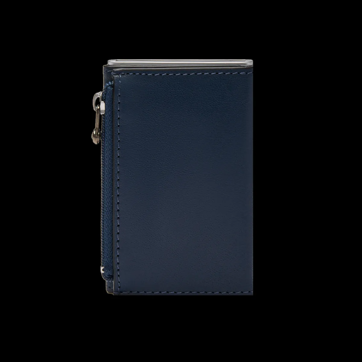 Portacarte in pelle a scatto con protezione RFID-The Bridge Sale