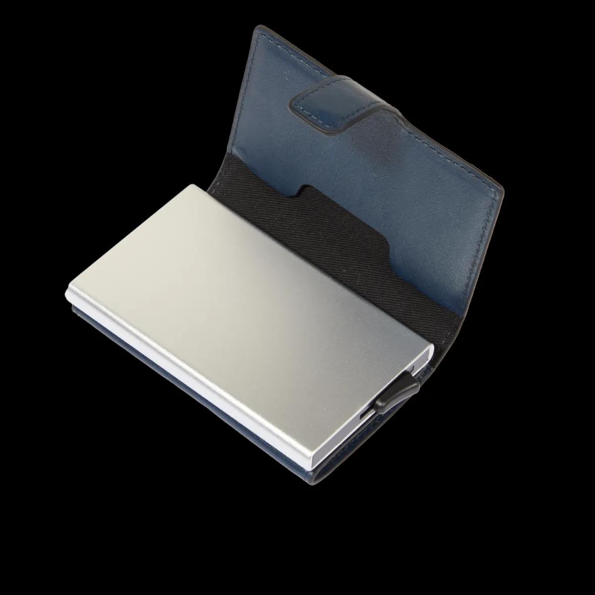 Portacarte in pelle a scatto con protezione RFID-The Bridge Hot