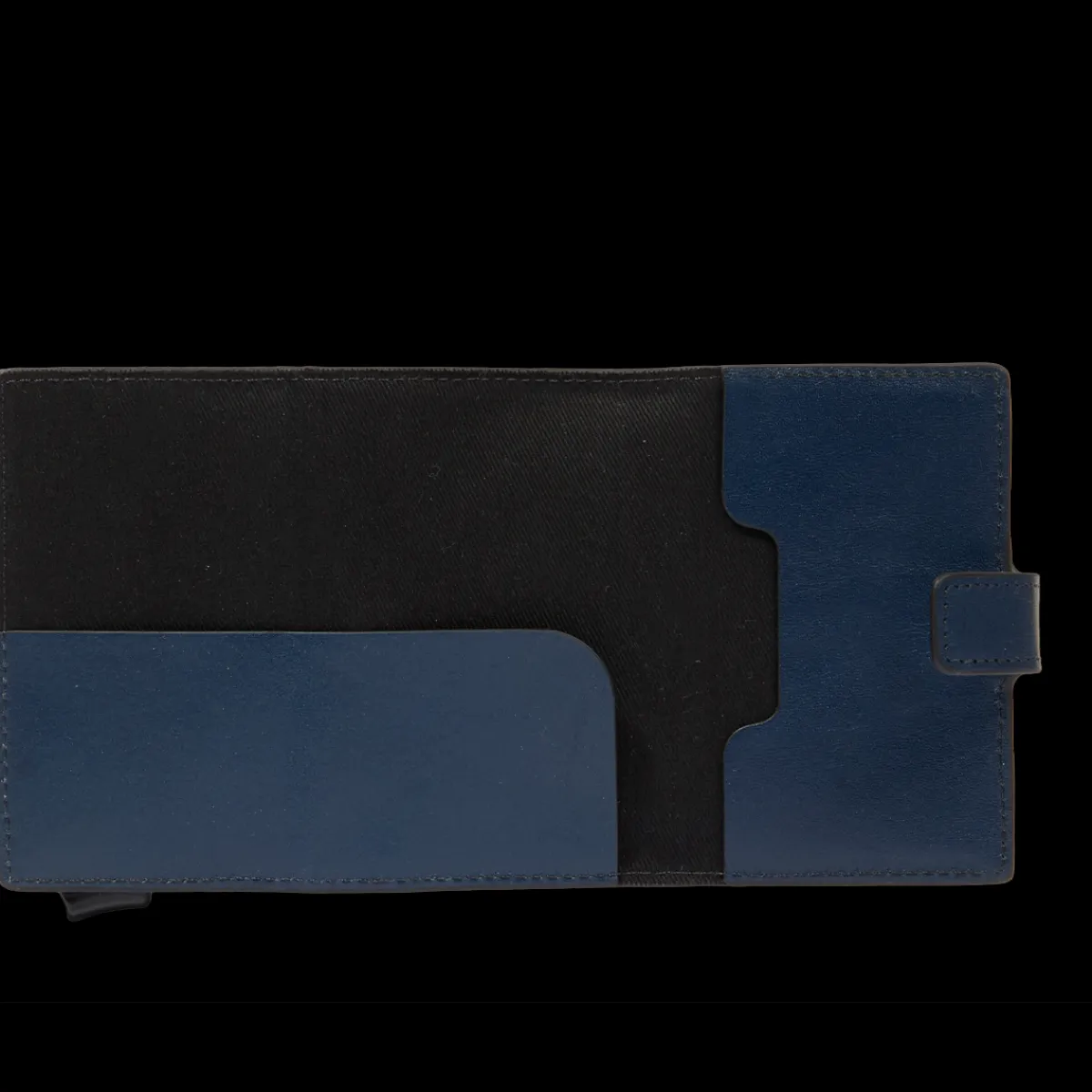 Portacarte in pelle a scatto con protezione RFID-The Bridge Hot