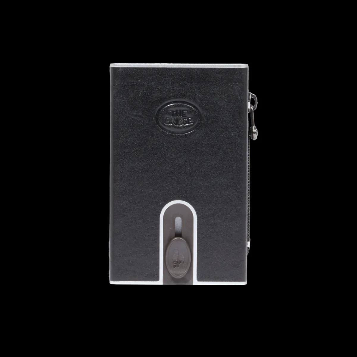 Portacarte in pelle a scatto con protezione rfid-The Bridge Best
