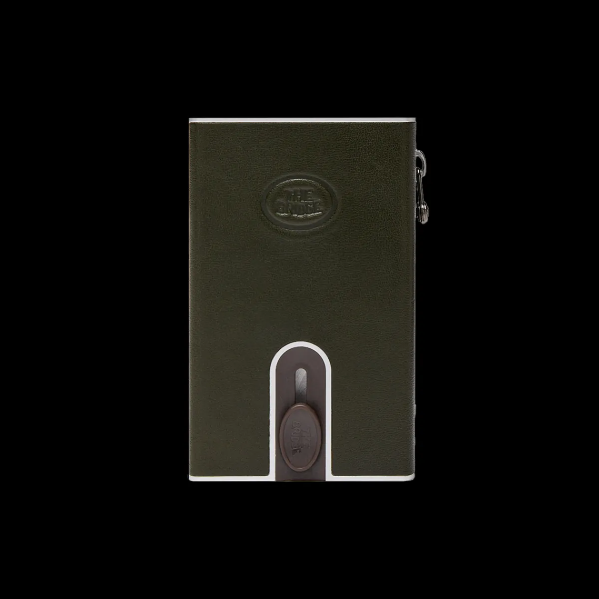 Portacarte in pelle a scatto con protezione RFID-The Bridge New