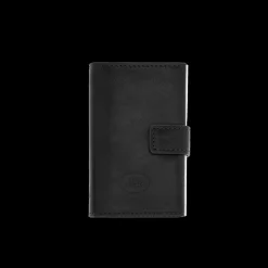 Portacarte in pelle a scatto con protezione rfid-The Bridge New