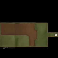 Portacarte in pelle a scatto con protezione RFID-The Bridge Best