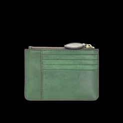Portacarte in pelle compatto con zip-The Bridge Discount