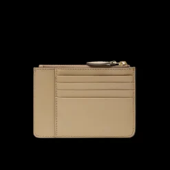 Portacarte in pelle compatto con zip-The Bridge Outlet