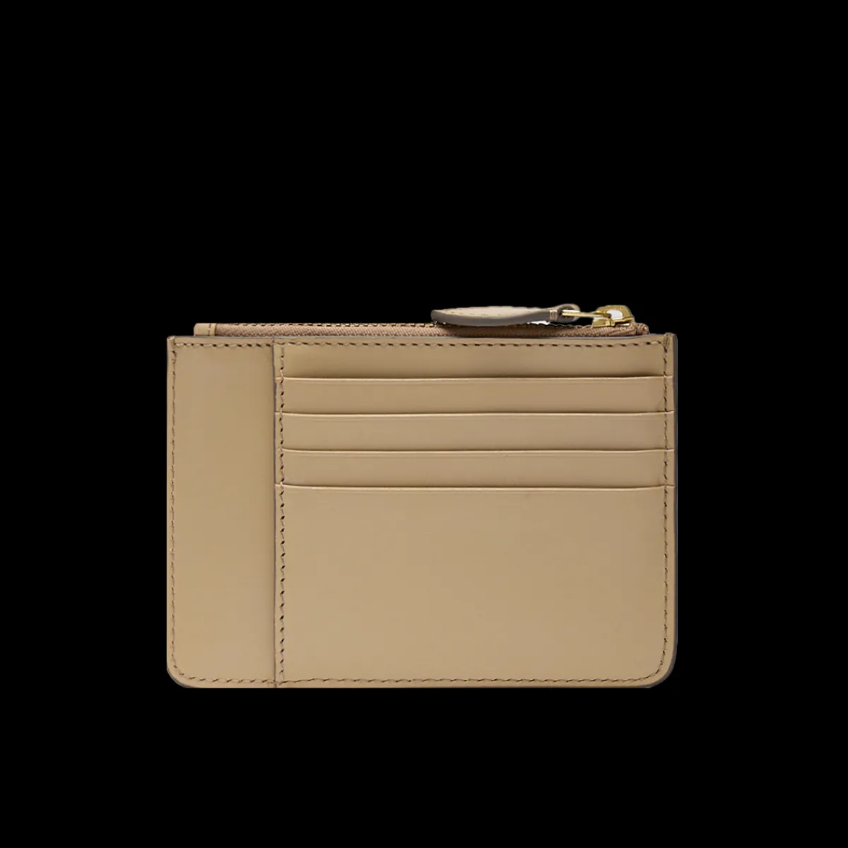 Portacarte in pelle compatto con zip-The Bridge Outlet