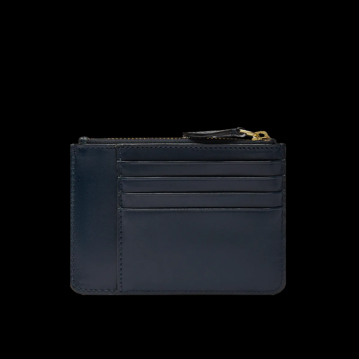 Portacarte in pelle compatto con zip-The Bridge Best