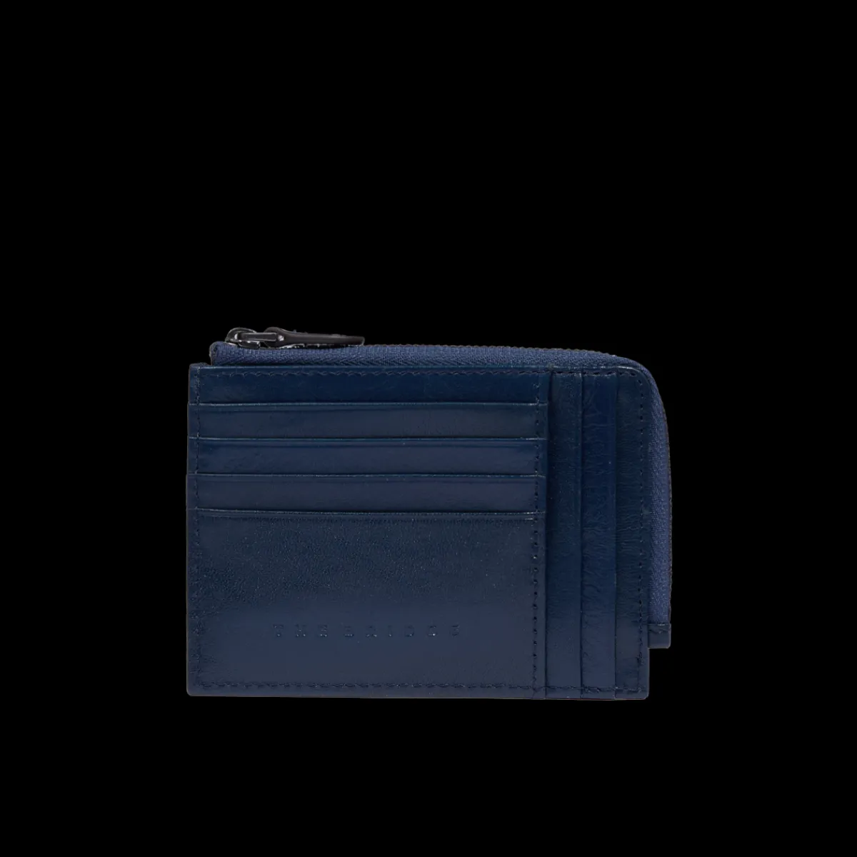 Portacarte in pelle con zip-The Bridge Sale