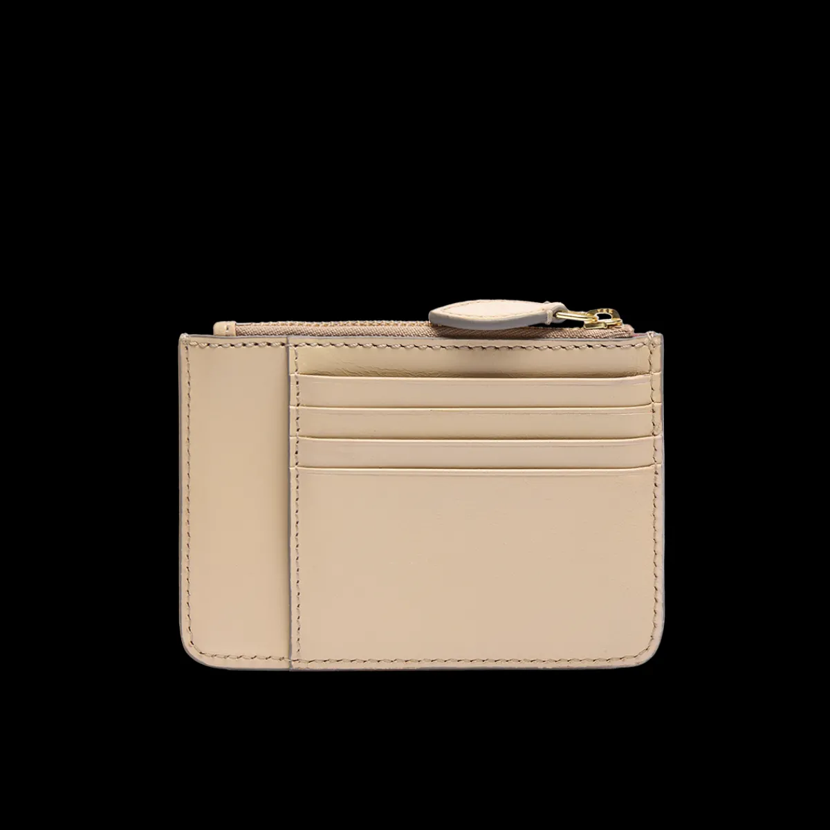 Portacarte in pelle donna con zip-The Bridge