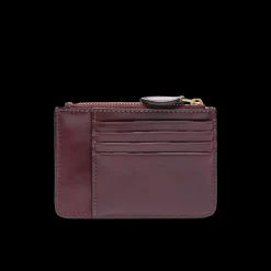 Portacarte in pelle donna con zip-The Bridge Hot
