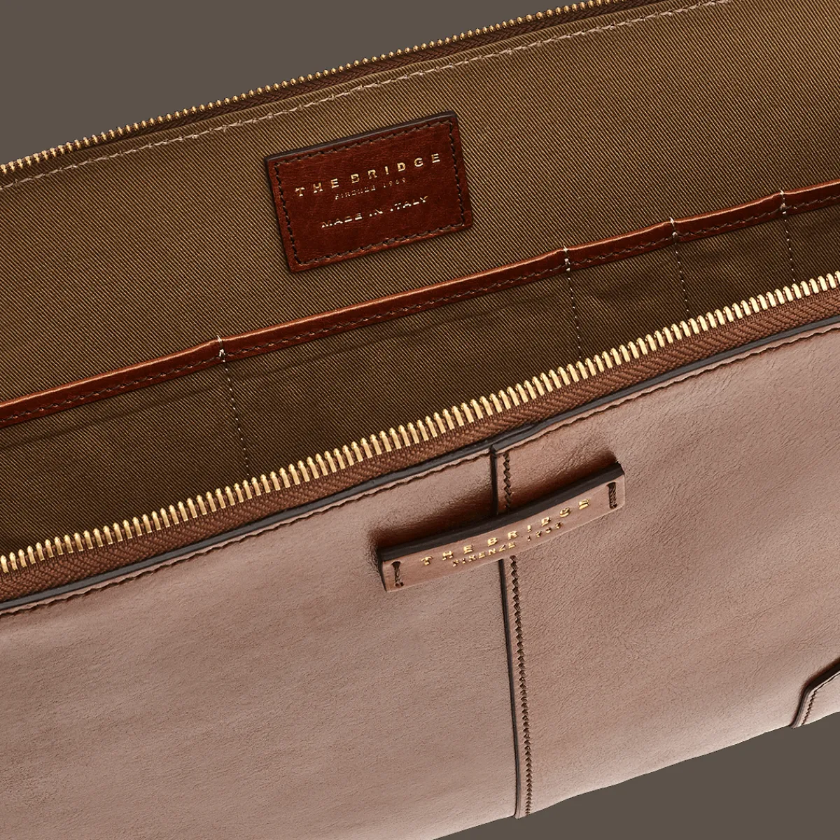 Portadocumenti in pelle uomo-The Bridge Online