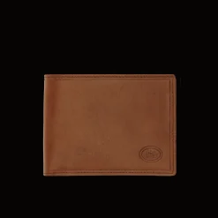 Portafogli di pelle da uomo con portamonete-The Bridge Discount