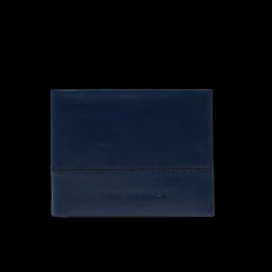 Portafogli di pelle da uomo con portamonete-The Bridge Discount