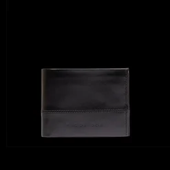 Portafogli di pelle da uomo con portamonete-The Bridge Outlet