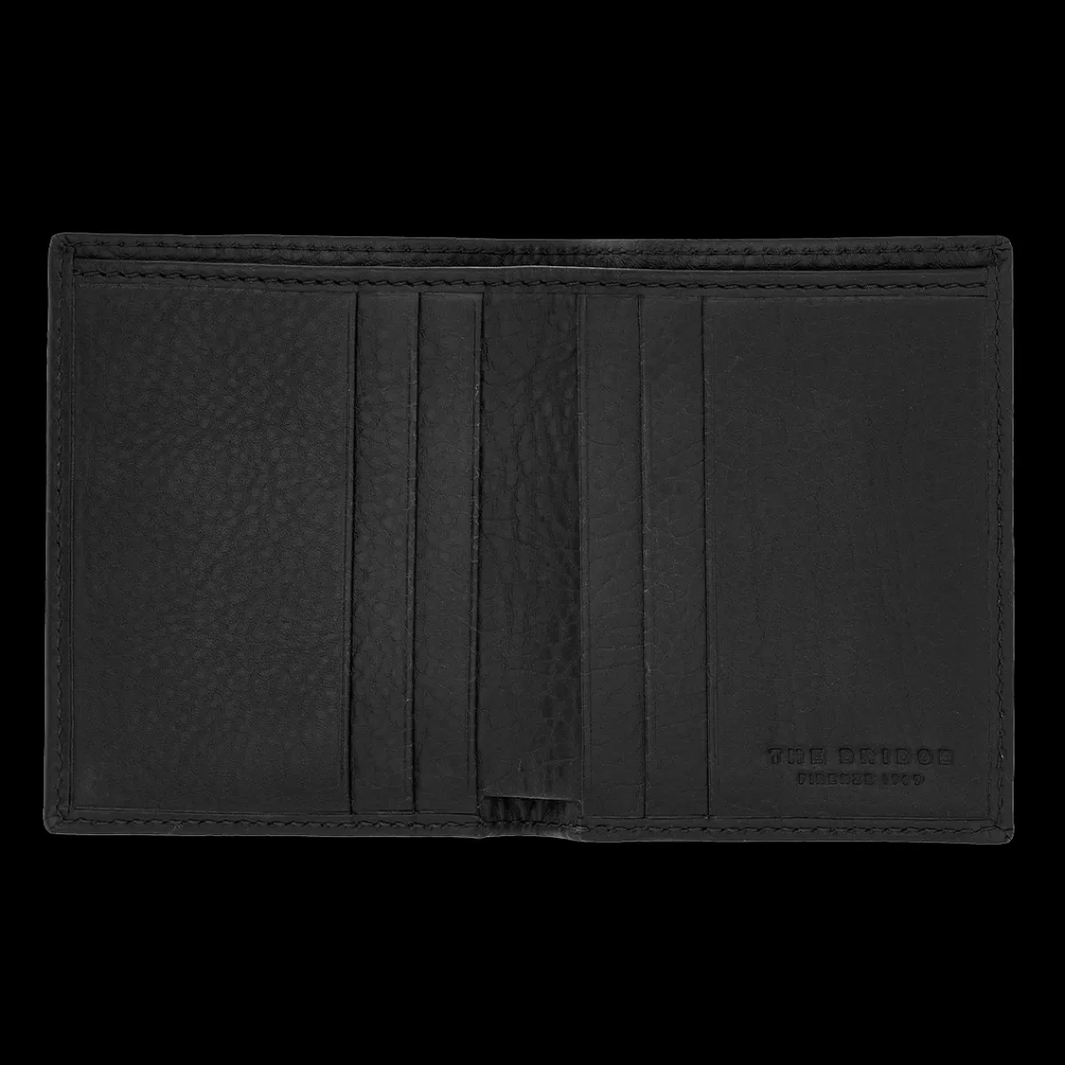 Portafogli in pelle da uomo-The Bridge Discount