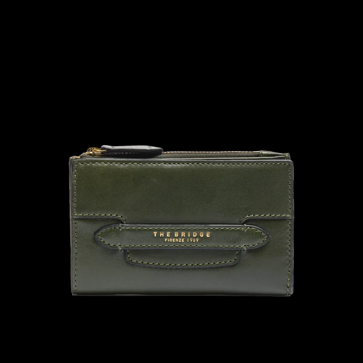 Portafogli in pelle donna piccolo con portamonete-The Bridge Discount