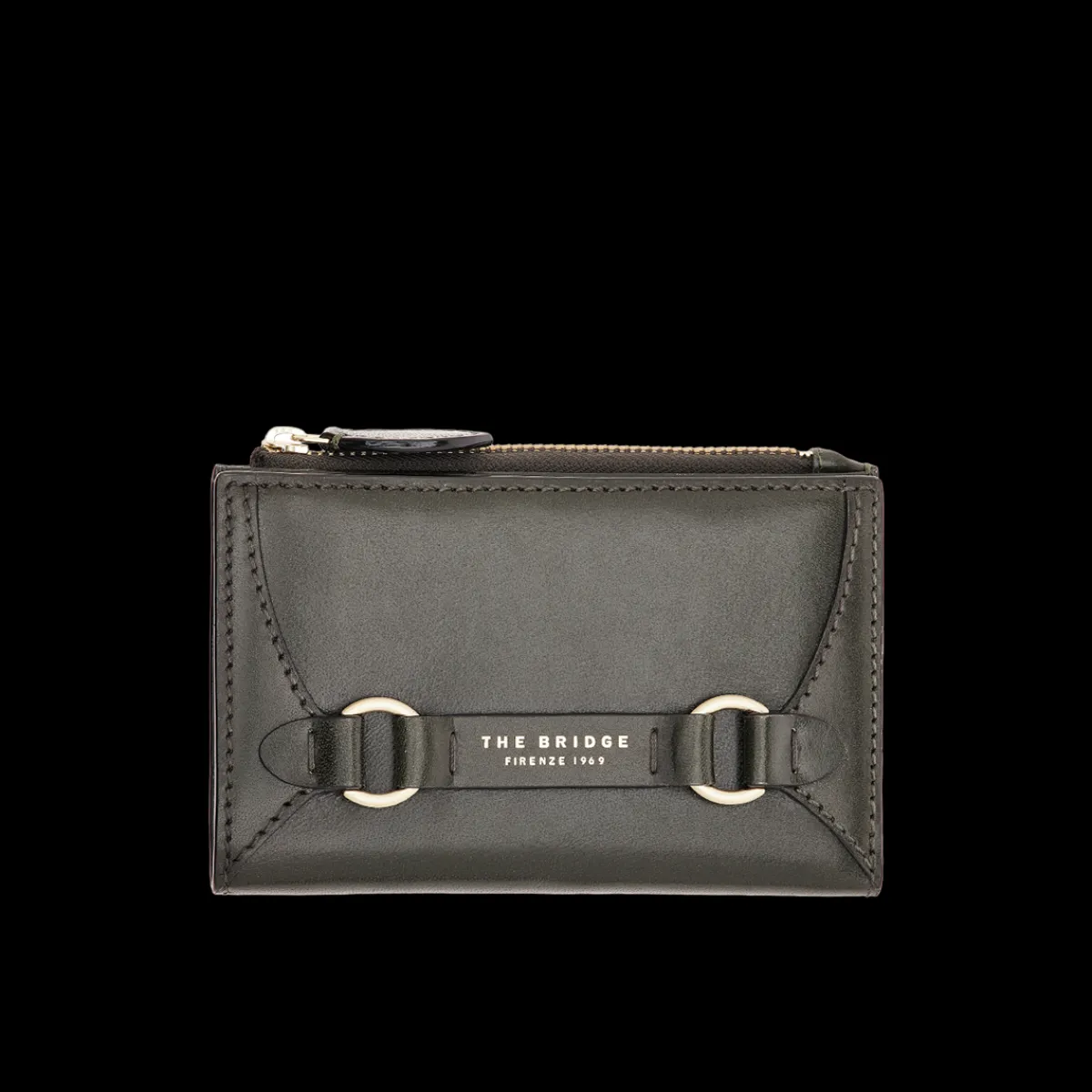 Portafogli in pelle donna con zip-The Bridge Clearance