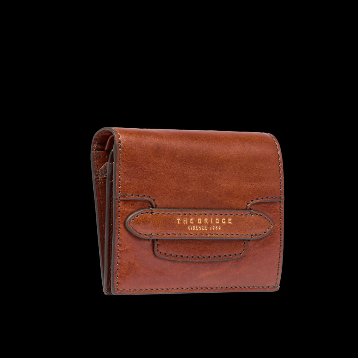 Portafogli in pelle donna piccolo con portamonete-The Bridge Discount