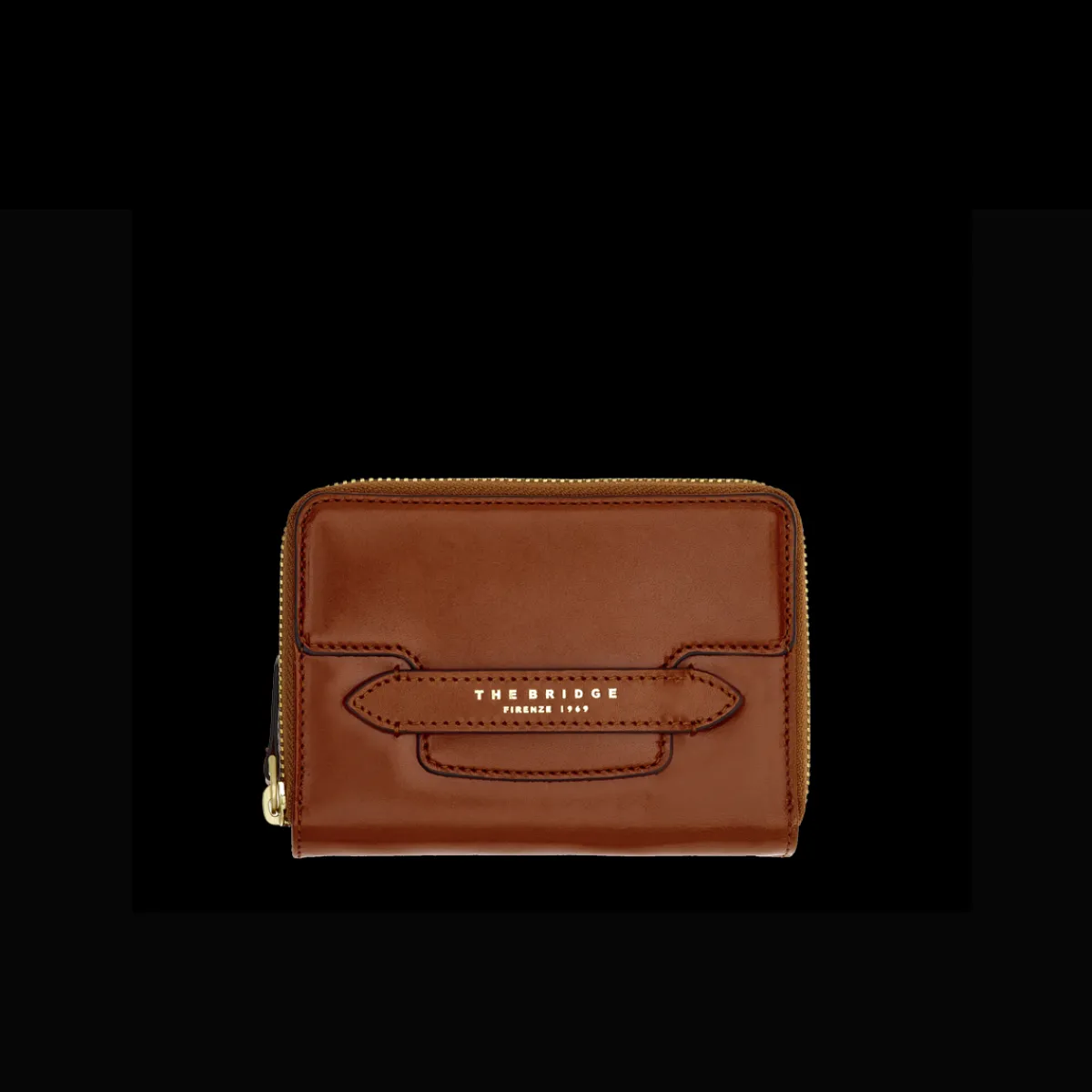 Portafogli in pelle donna con portamonete-The Bridge Outlet